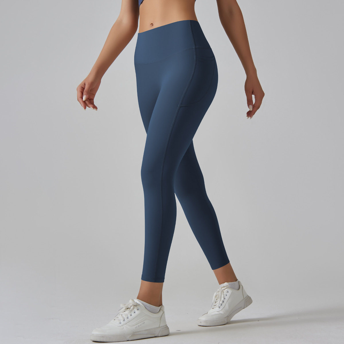High Waist Solid Yoga Pants Women's Traceless Quick-drying Breathable