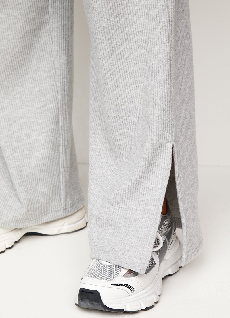 Women's Comfy Wide Leg Pants Yoga Workout Sweatpants Loose Lounge High Waisted Flare Pants Soft Knit Wide Length Trouser