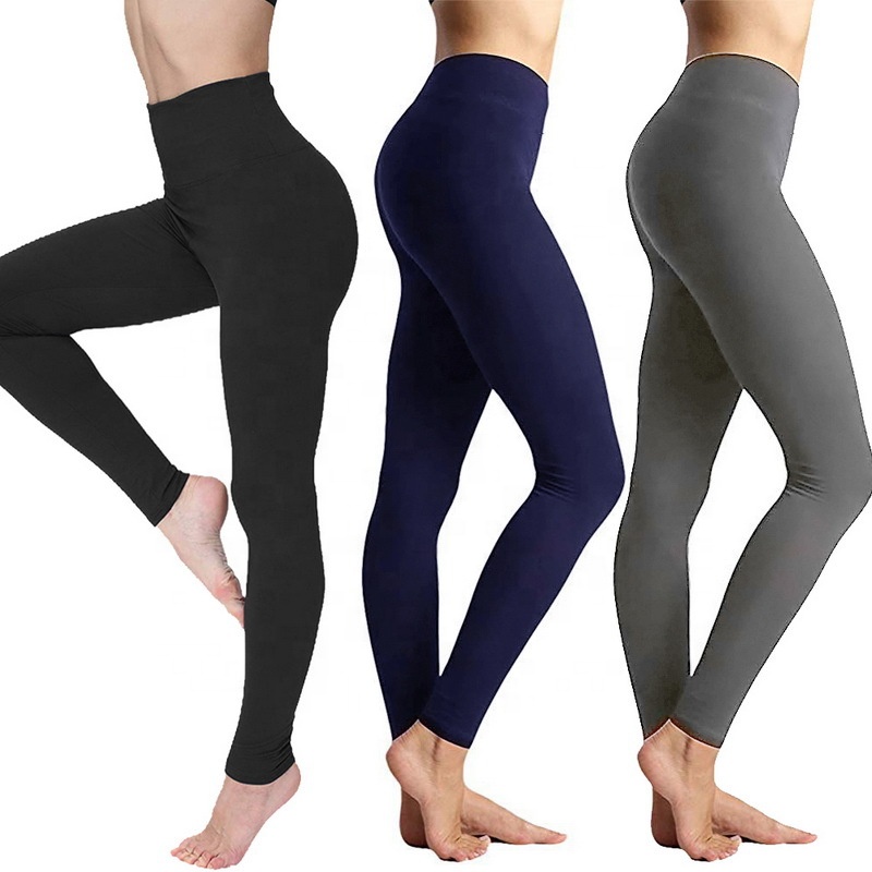 Hot Sales Winter Sport Women Pants Fitness High Waisted Workout Thermal Leggings