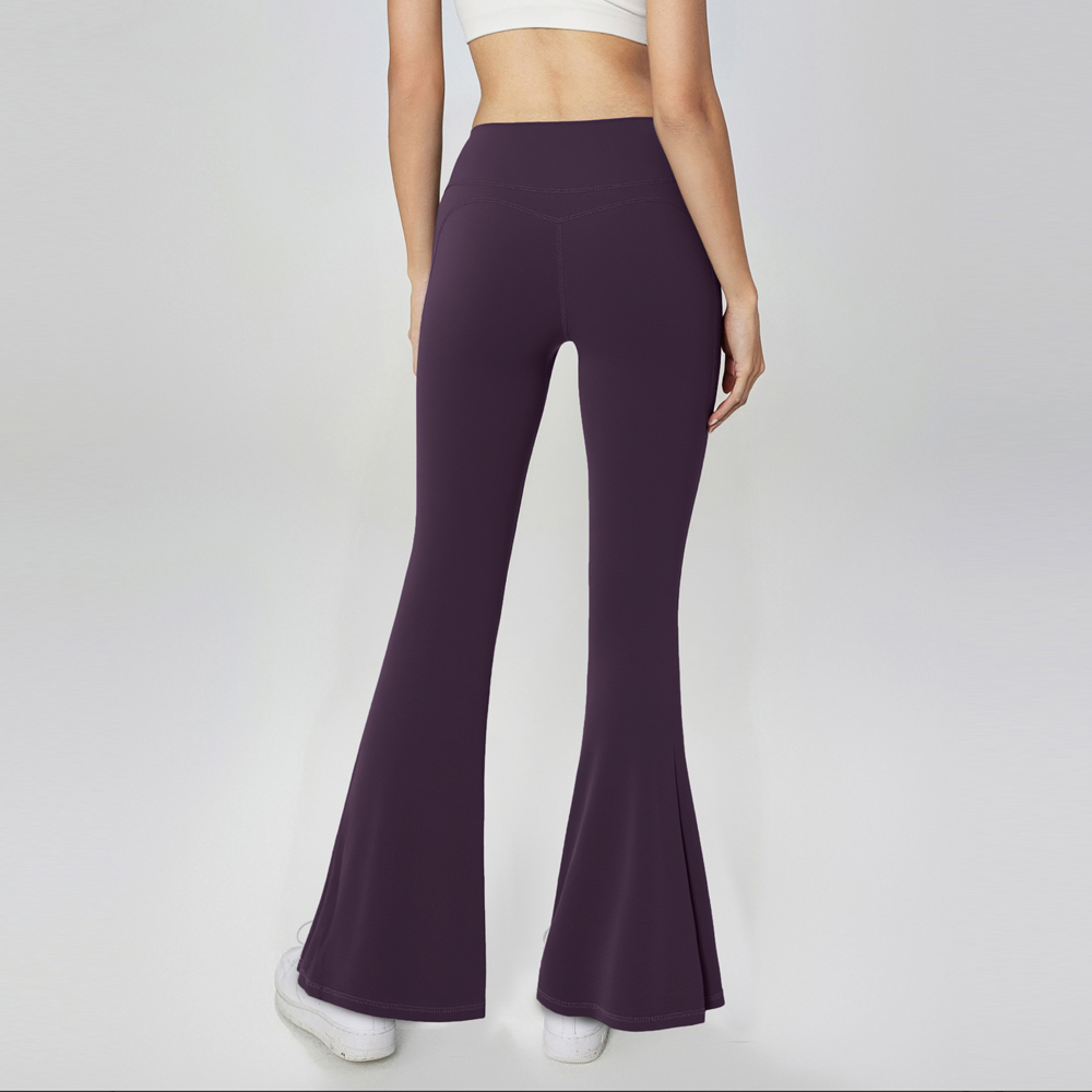 Women New Arrivals Tiktok Leggings High Waist Butt Lift Flared Wide Leg Bell Bottom Yoga Pants