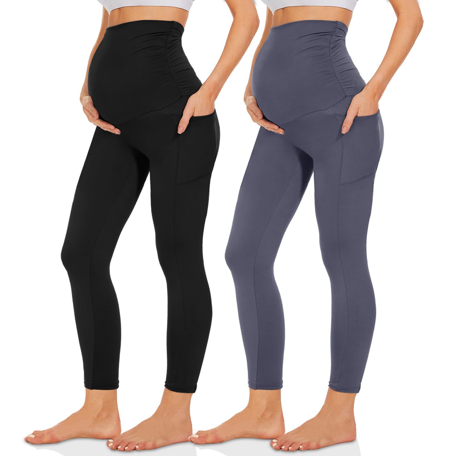 Maternity Yoga Pants High Waist Skinny Slim Sports Trousers High Elastic Fitness Sports Leggings Pregnant Mother Pants