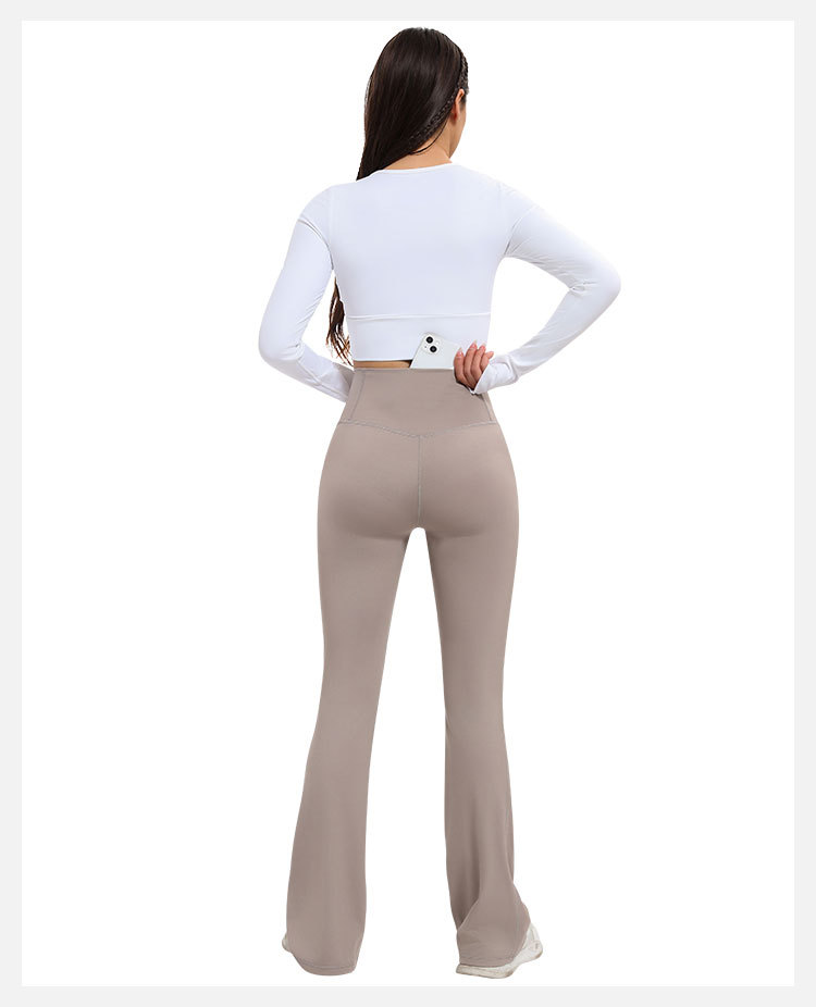 Sun Protection Quick-Dry Slim Fit Flared Yoga Pants Running Training Sports Outdoor New Fitness Pants for Women