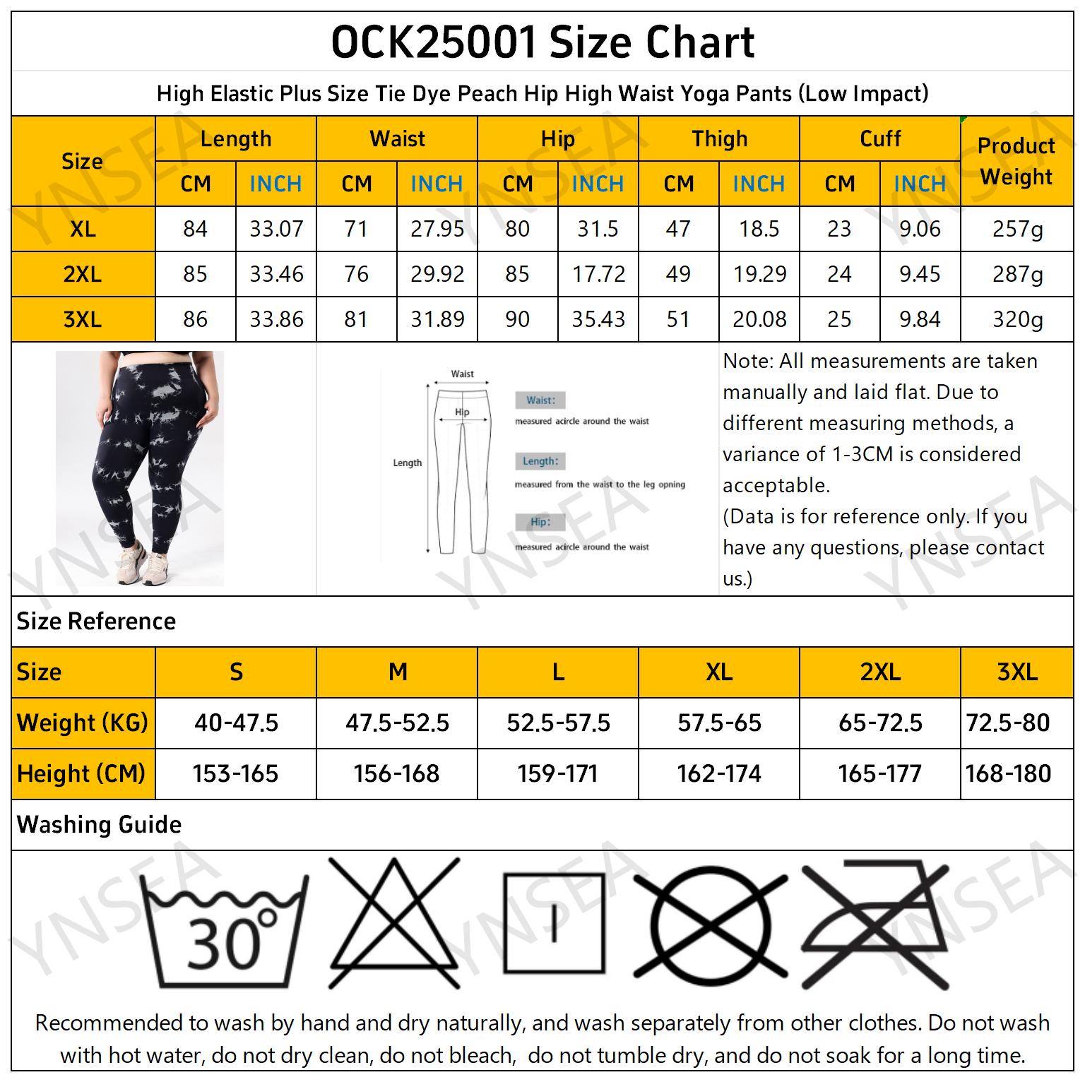 Size Chart 1