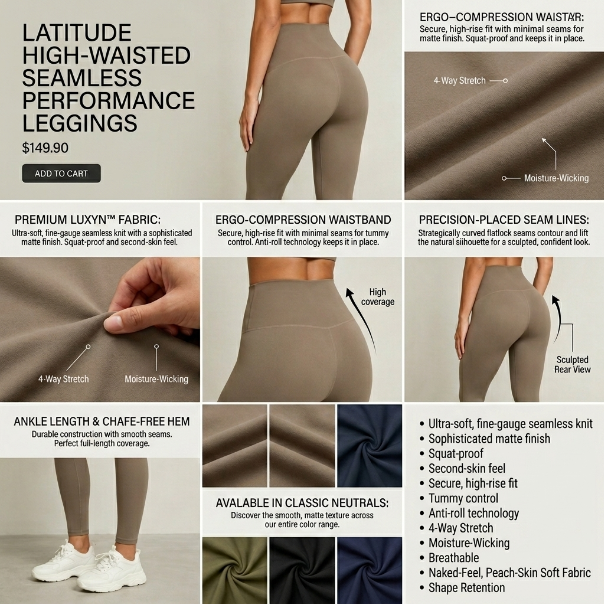 High Waist Seamless Butt Lift Yoga Leggings Quick Dry Squat Proof Compression Fitness Pants Custom Wholesale