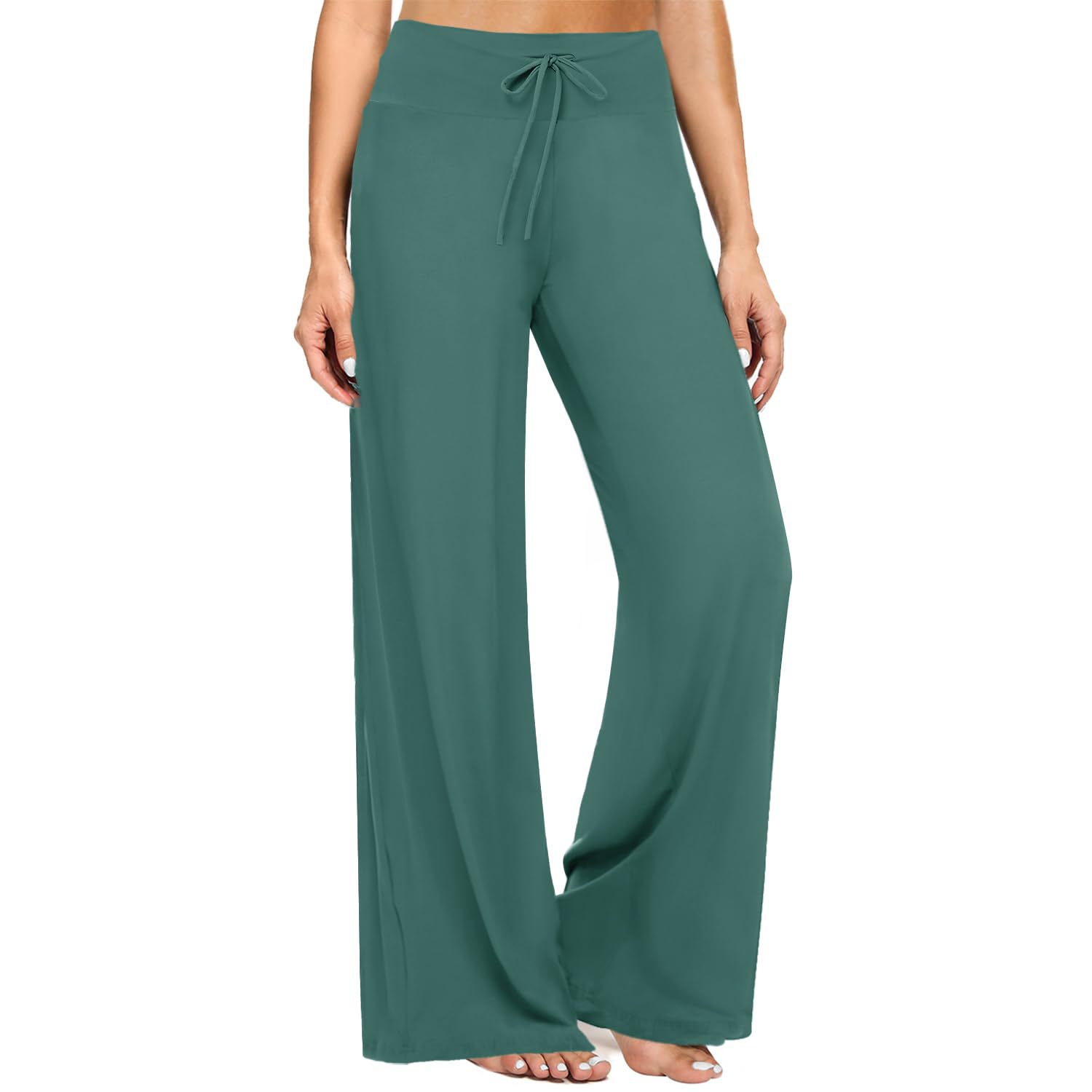Women Lounge Wear Pants Soft High Waist Solid Wide Leg Pants Loungewear Yoga Pants for Women Premium Fitness Clothing