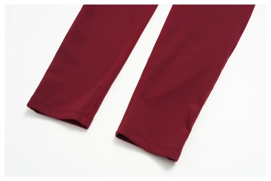 Tummy Control High Waist Yoga Pants for Women Wide Seamless Waistband V-Shape Lifting Butt Scrunch Leggings Squat-Proof 4-Way Stretch Matte Cropped