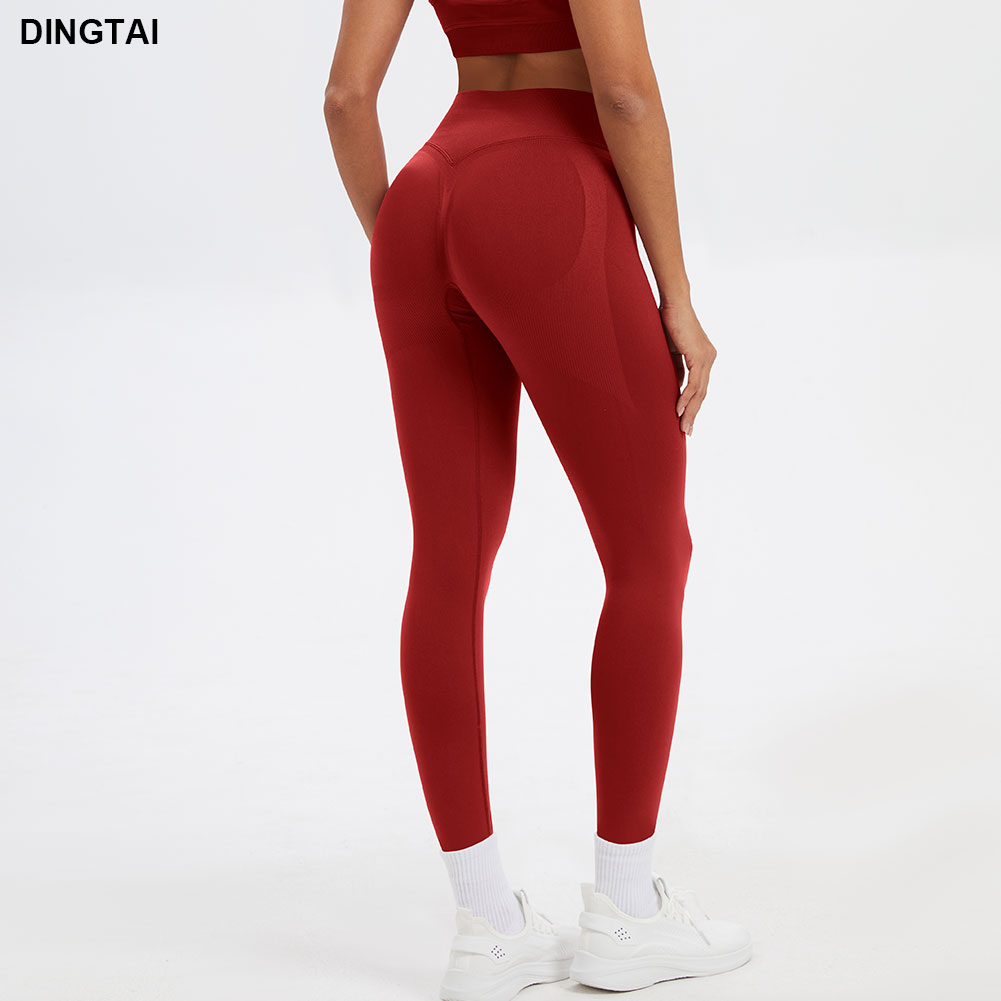 New Arrived Plus Size Women Gym Pant Fitness Workout Scrunch Seamless Yoga Leggings