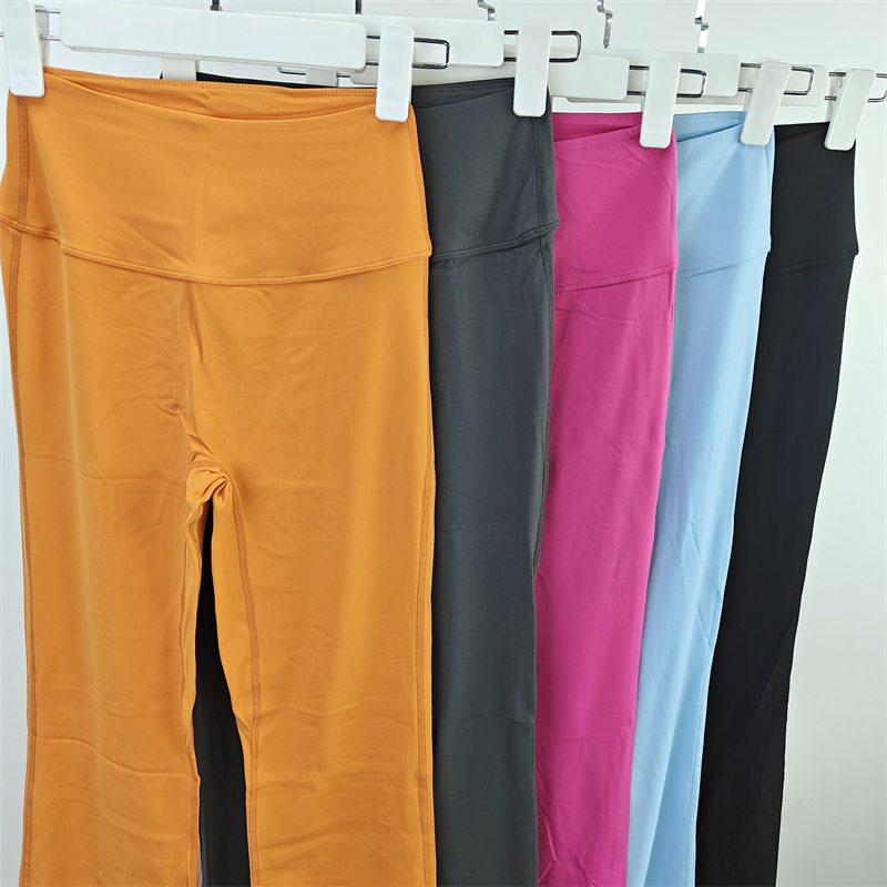 Quick-drying Casual Flare Pants for Women High Waist Wide-leg Hip Lifting Yoga Pants Fitness Sports Tight Flared Pants