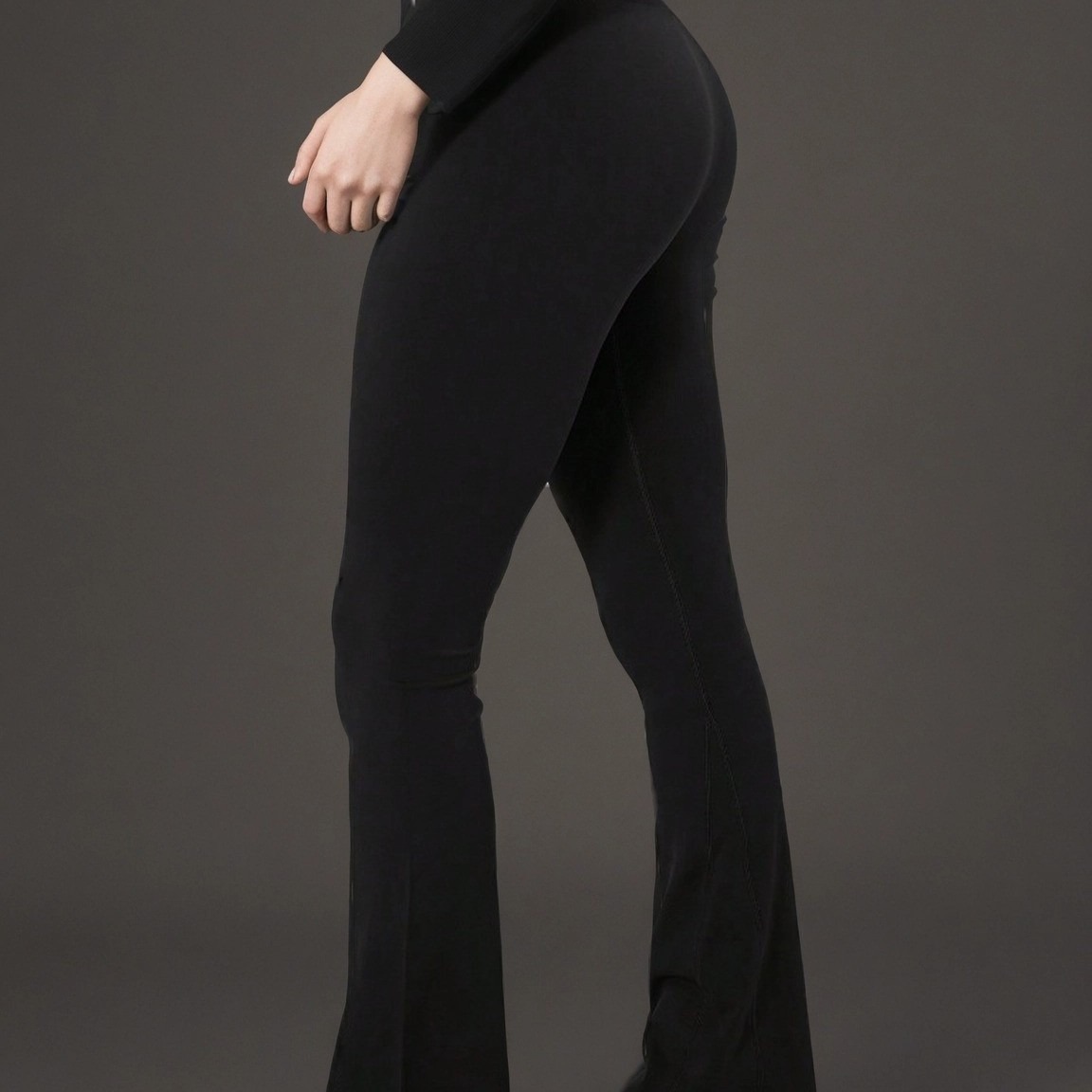 High Waist Flare Yoga Pants for Women Loose Fit Outdoor Workout Active Casual Long Pants