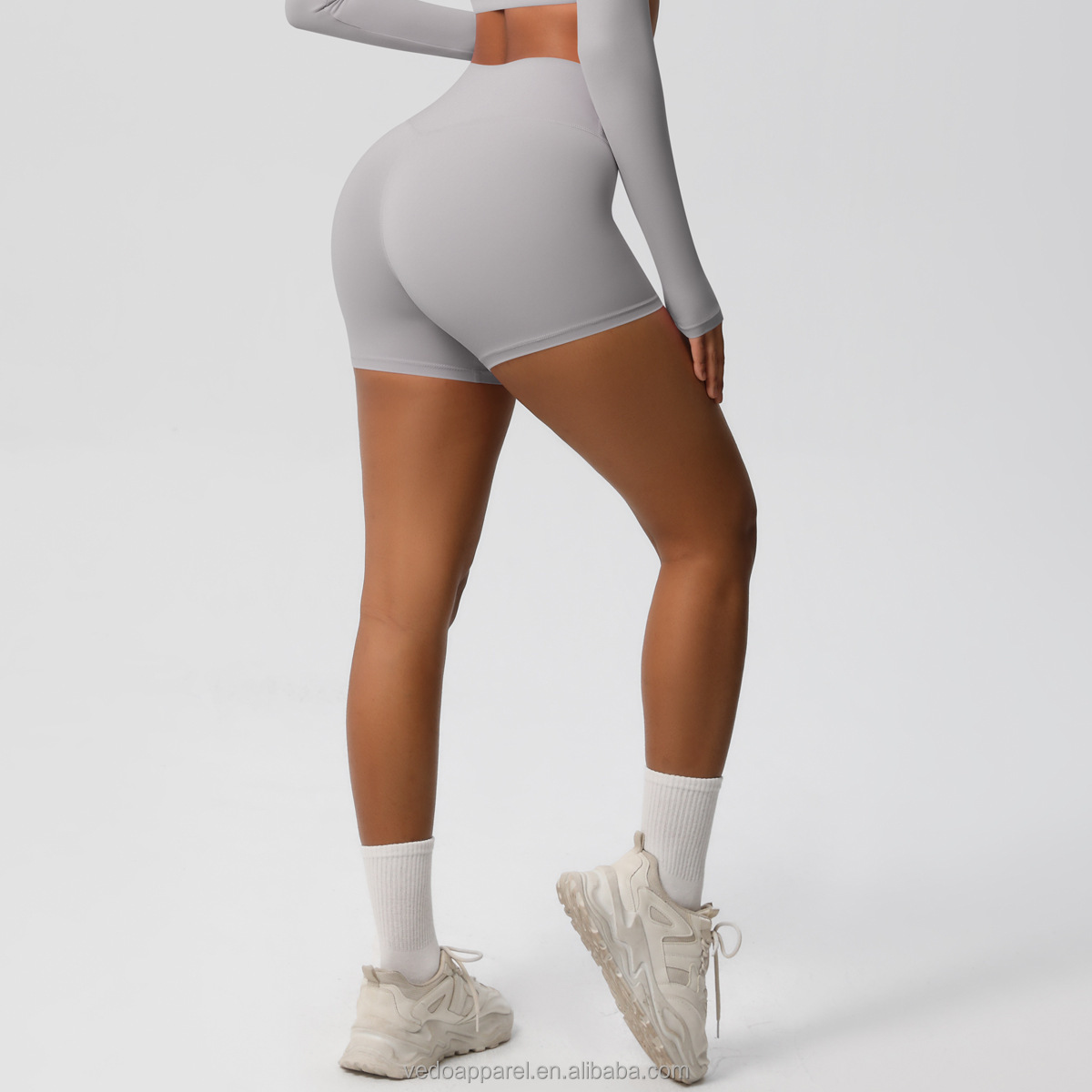Gym Shorts Women Leggings Compression Nylon Biker Shorts Hight Waist Stretchy Running Fitness Yoga Shorts for Women