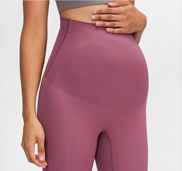 Maternity Yoga Pants Pregnant Woman Slim High Waist Leggings Expectant Mother Fitness Workout Pants Stretch Fit Belly Legging