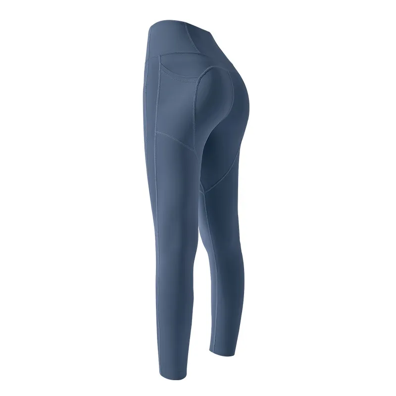 Women Nude High Waist Leggings Tummy Control Stretch Gym Yoga Running Workout Leggings Pants