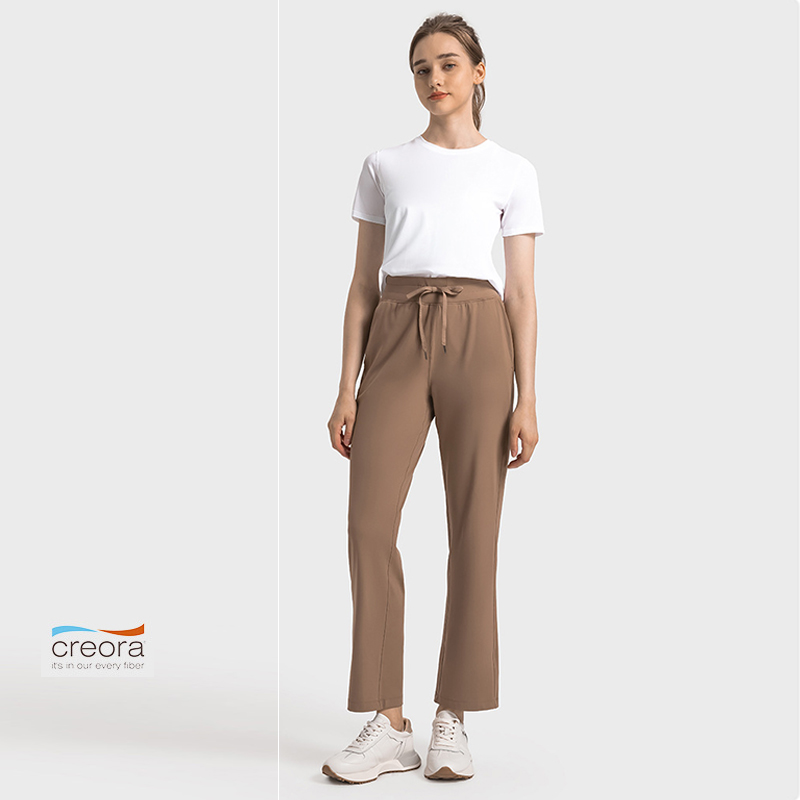 Women's Casual Loose Wide Leg Yoga Pants Lounge Pajamas High Waist Cozy Joggers Athletic Dance Sweatpants With Pockets