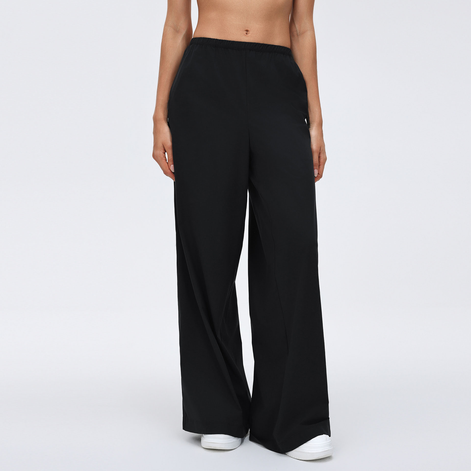 Spring New Breathable High Waist Loose Dape Casual Pants Lazy All-match Wide Leg Dance Yoga Sports Pants Women