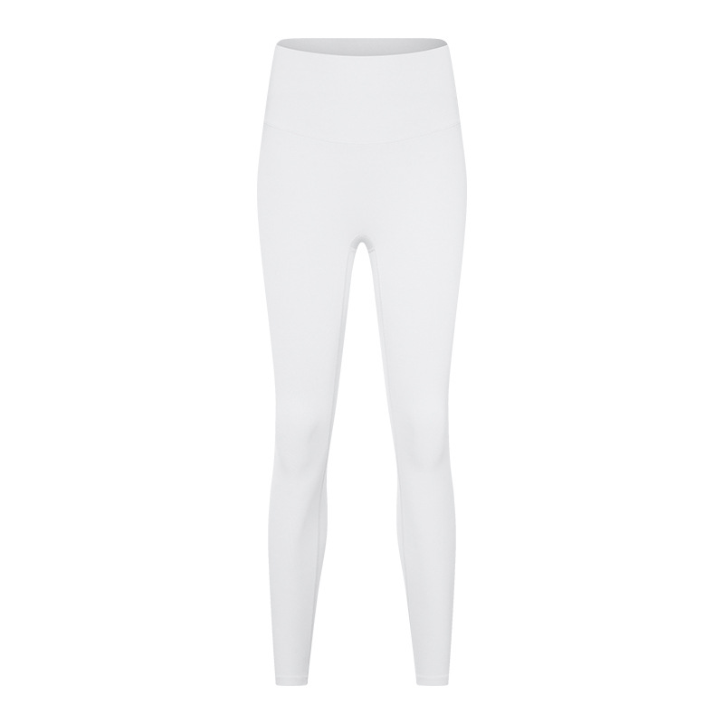 Women Leggine Sport High Waist Running Pants Nylon 66 Durable Yoga Exercise Tights Custom Logo Compression Leggings