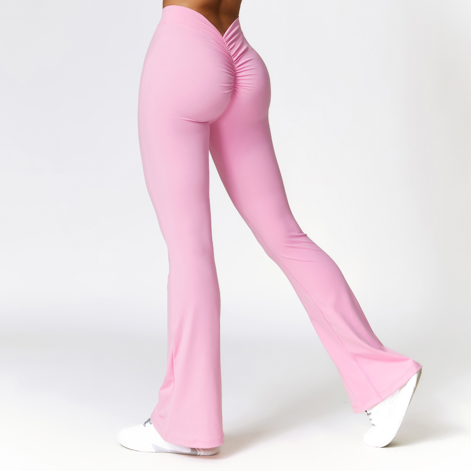 Loungewear Flared Short Female cal Wide Crop Mini Nylon Fold Soft Tall Luluflare Maternity Scrunch Pants 2pc Dye Flare Leggings