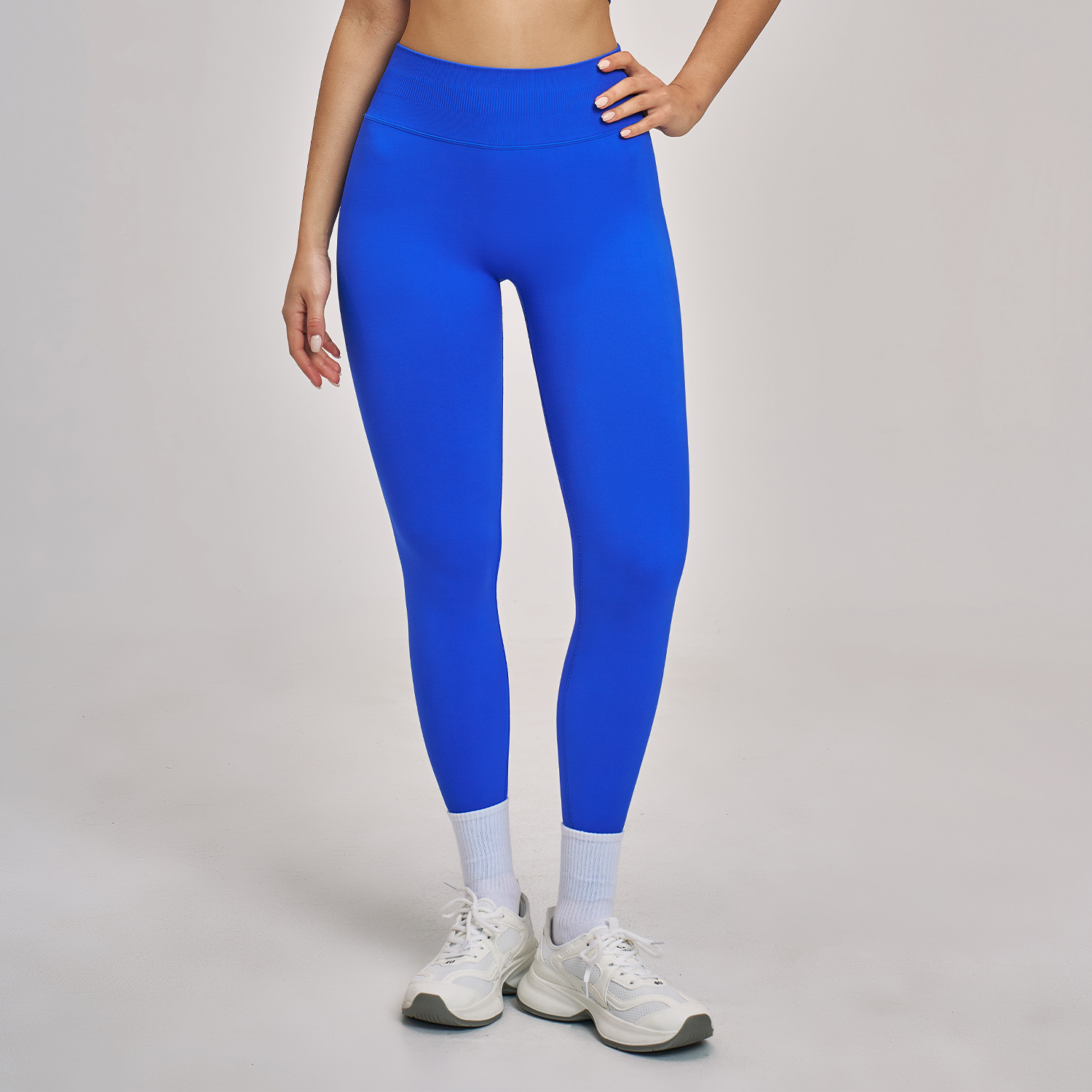 High Quality Seamless Tummy Control Yoga Pants for Women Spandex/Nylon Solid Color Gym Fitness For Outdoor Running Leggings