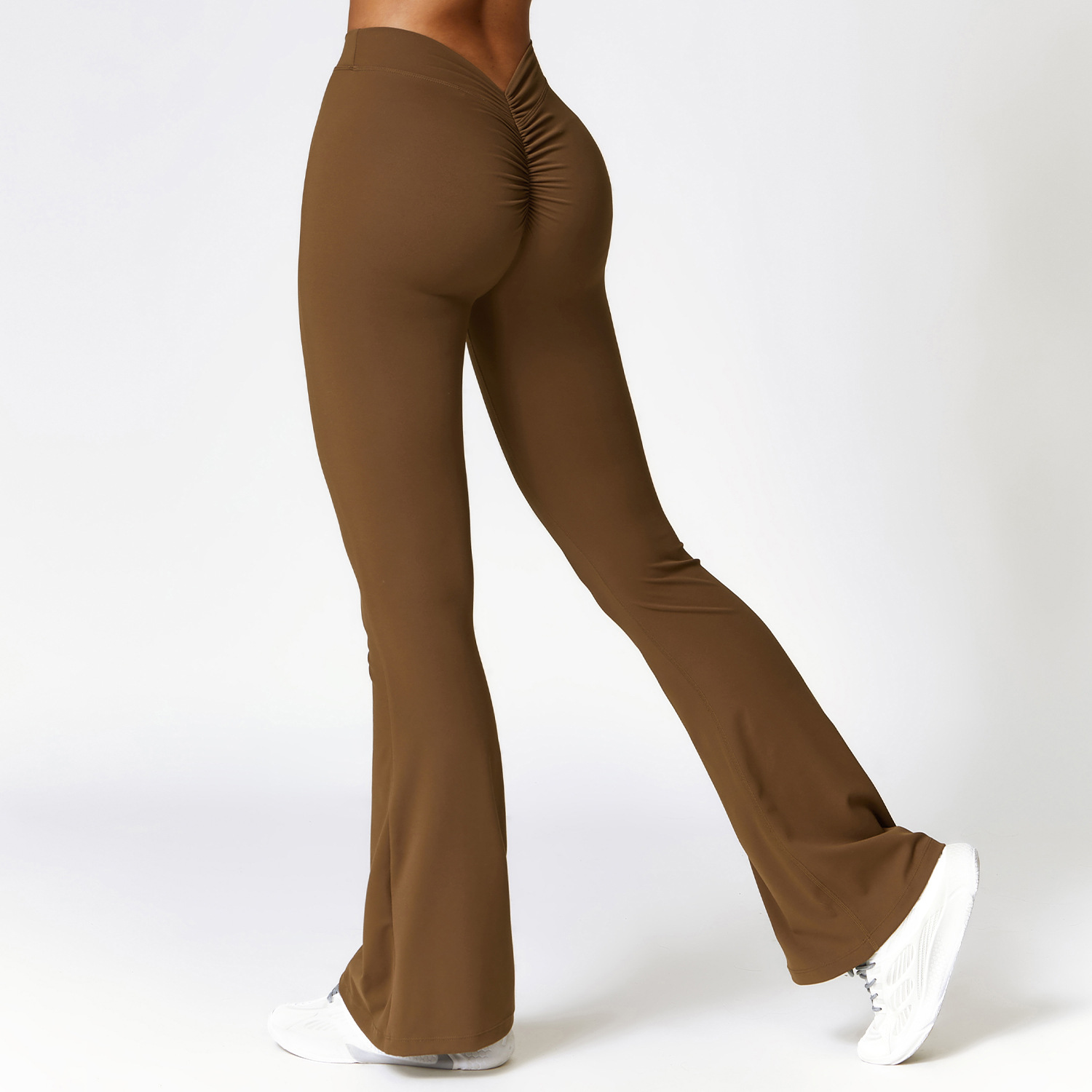 Loungewear Flared Short Female cal Wide Crop Mini Nylon Fold Soft Tall Luluflare Maternity Scrunch Pants 2pc Dye Flare Leggings