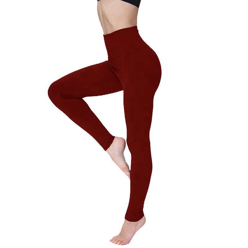 Hot Sales Winter Sport Women Pants Fitness High Waisted Workout Thermal Leggings