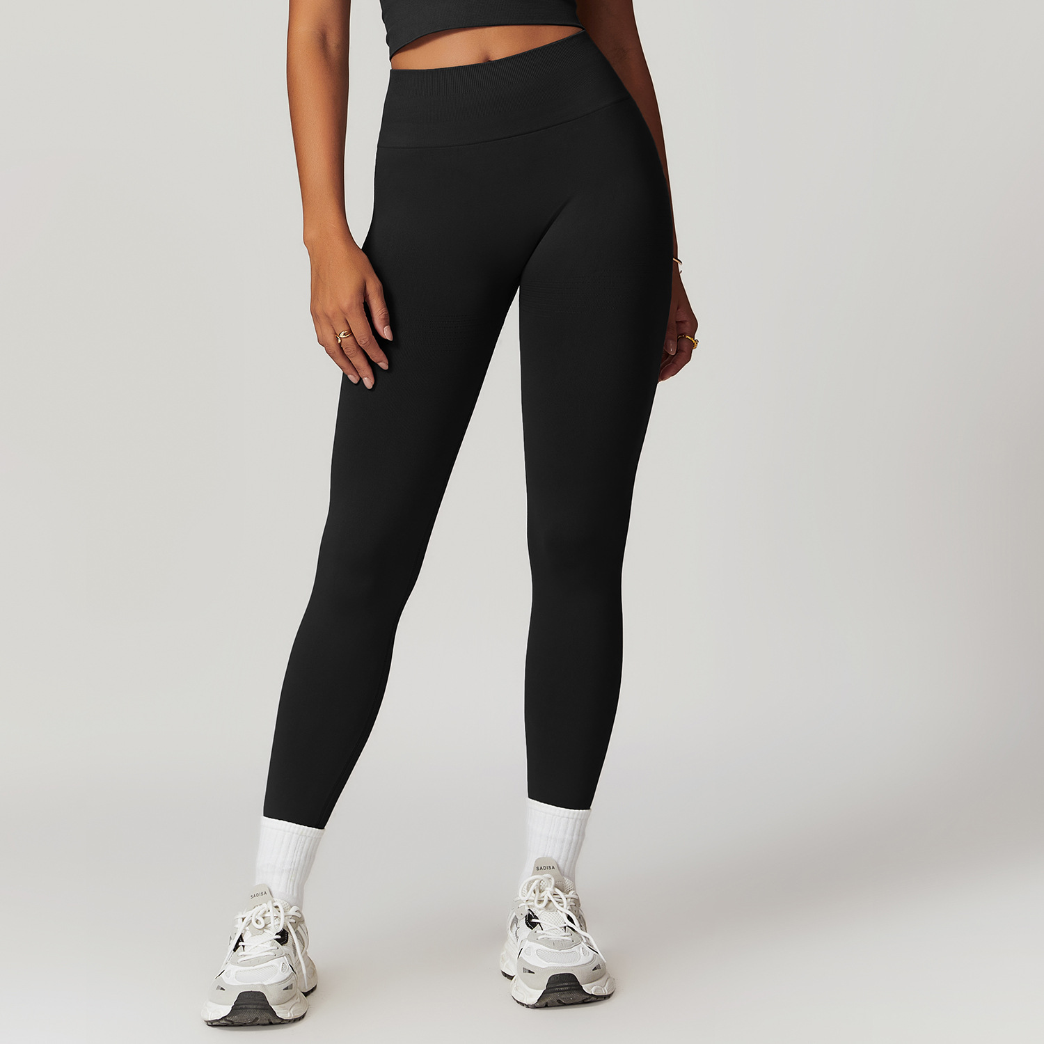 High Waist Yoga Leggings for Women Breathable Compression Fitness Pants Tummy Control Workout Activewear Seamless Leggings
