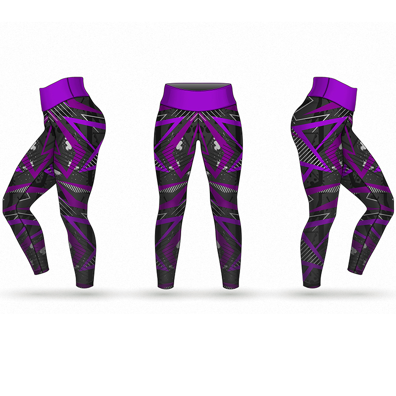 Wholesale Plus Size Eco-Friendly Breathable Lightweight Spandex Fashion Women Yoga Leggings High Waist Workout Gym Pants