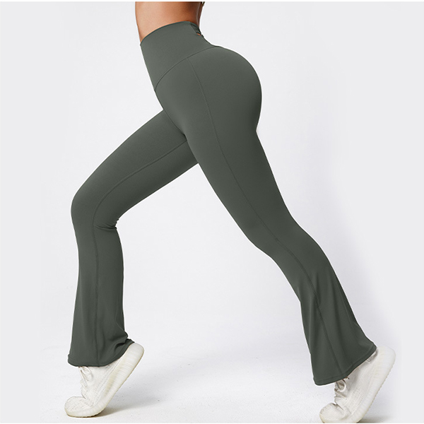 No Front Seam High Waisted Flare Leggings Yoga Pants Buttery Soft Yoga Leggings for Women Workout Running Bootcut Leggings