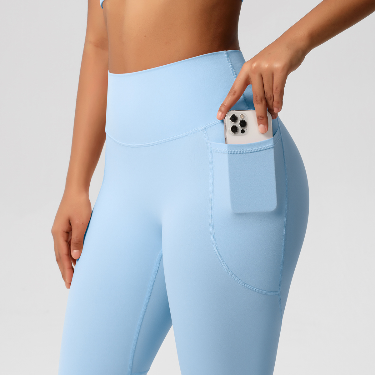 High Waist Yoga Leggings Detail 9