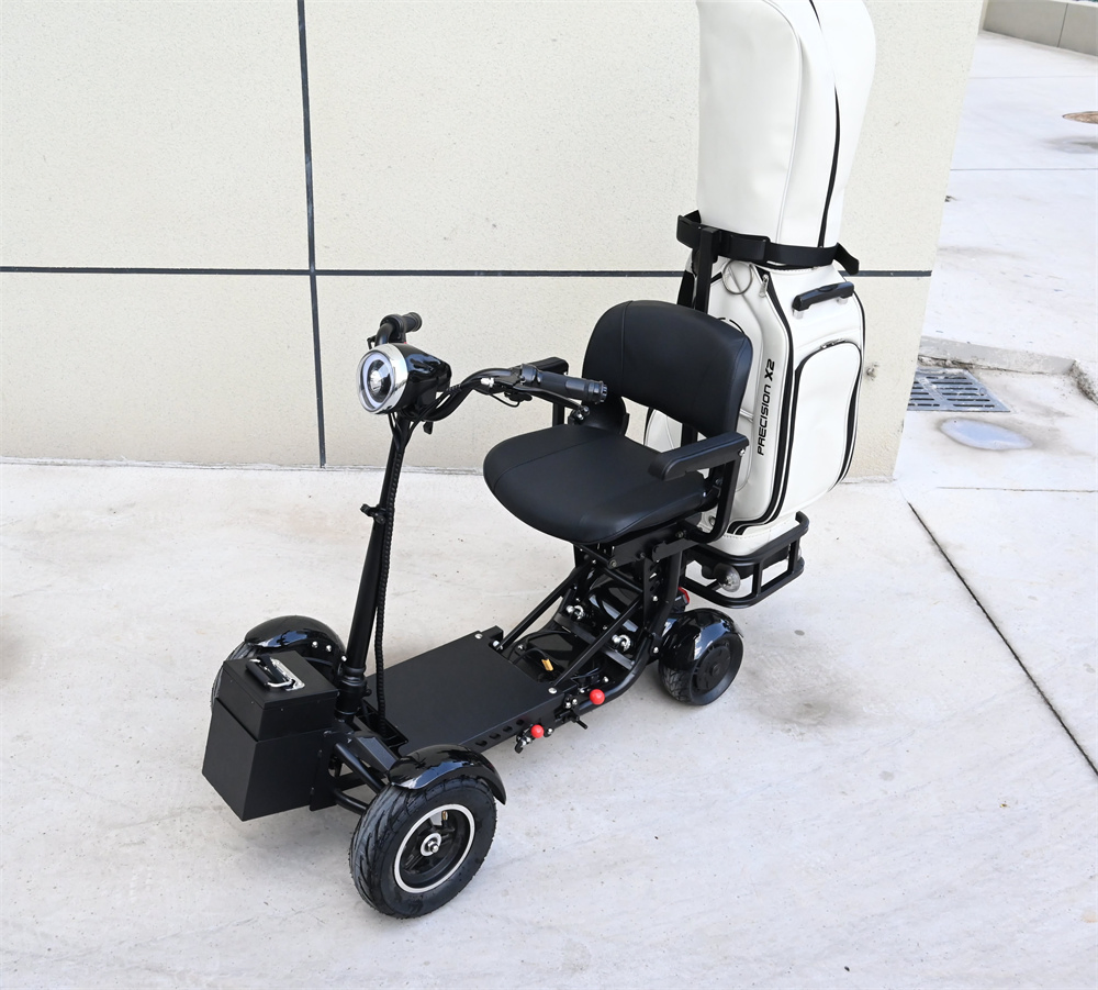 Excellent Compact Size Height Adjustable Backrest Big Seat Fold Monopattino Golf Carts