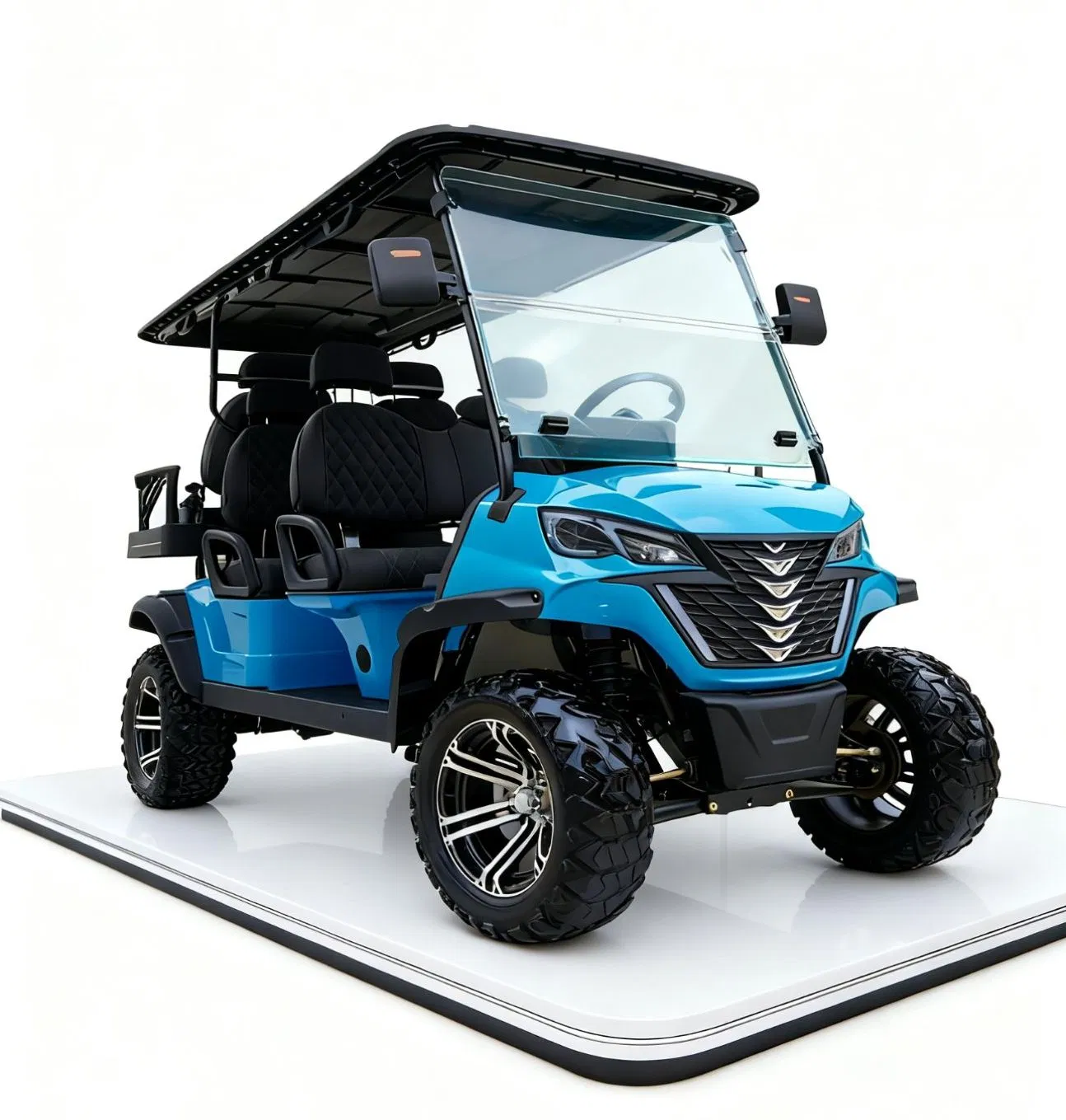 48V/60V/72V AC Motor Electric Golf Cart with Lithium/Lead Acid Battery