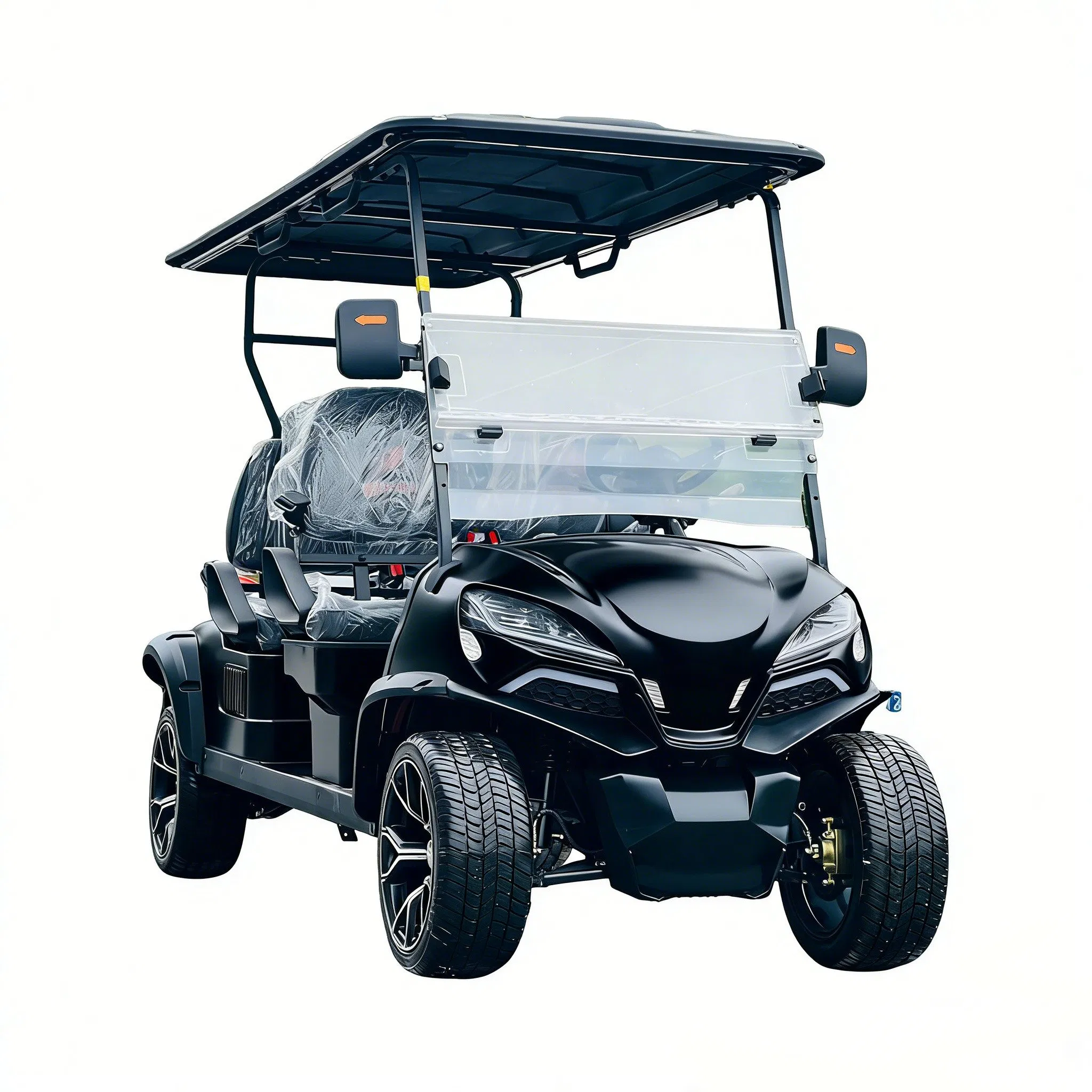 4 Passenger Electric Utility Golf Cart with Cargo Box
