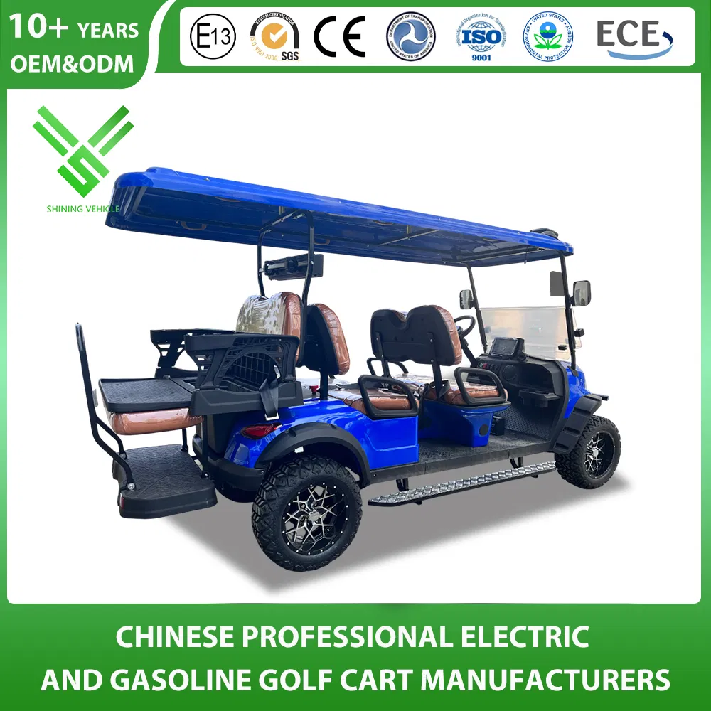 2/4/2+2 Seater/Seat 40km/H Electric Battery Karts Car 5kw/7kw Intelligent AC Motor Offroad Car Hunting Buggy Utility Trolley Sightseeing Golf Cart Factory