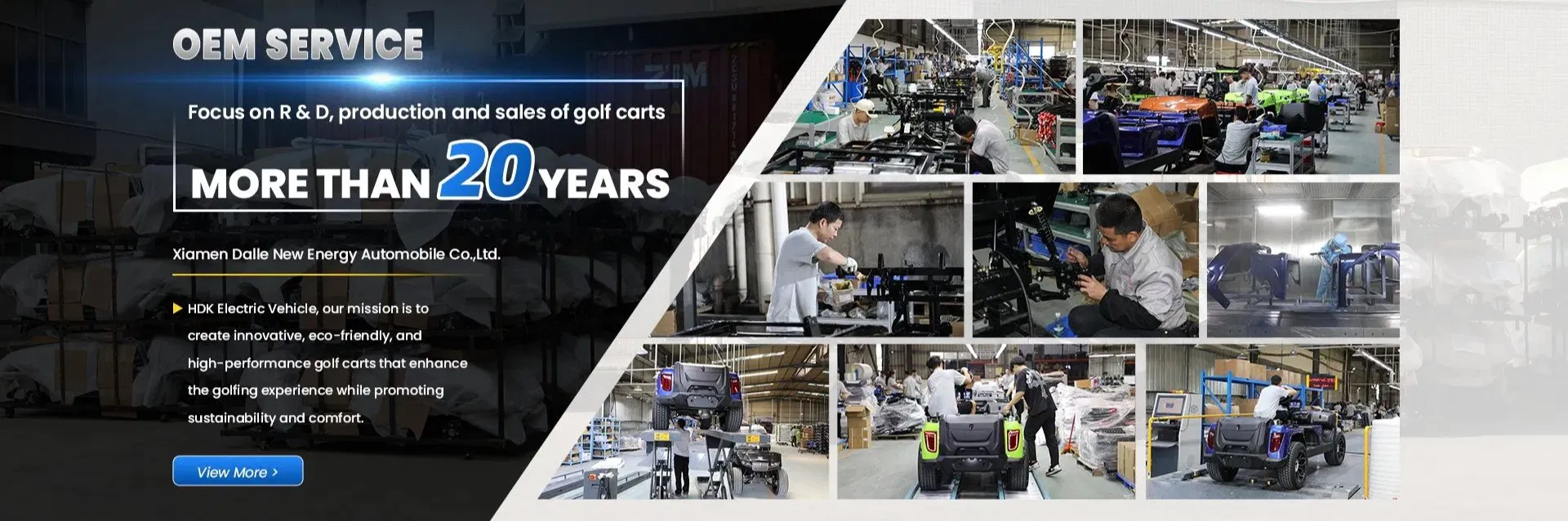 Electric Golf Cart Banner