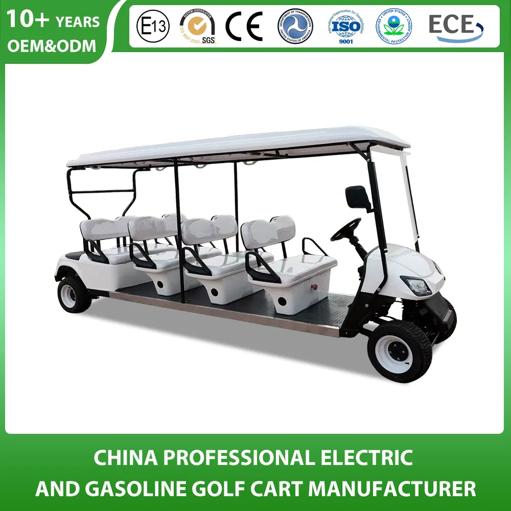Shining 8 Seat Electric Hotel Golf Cart with Cargo Box