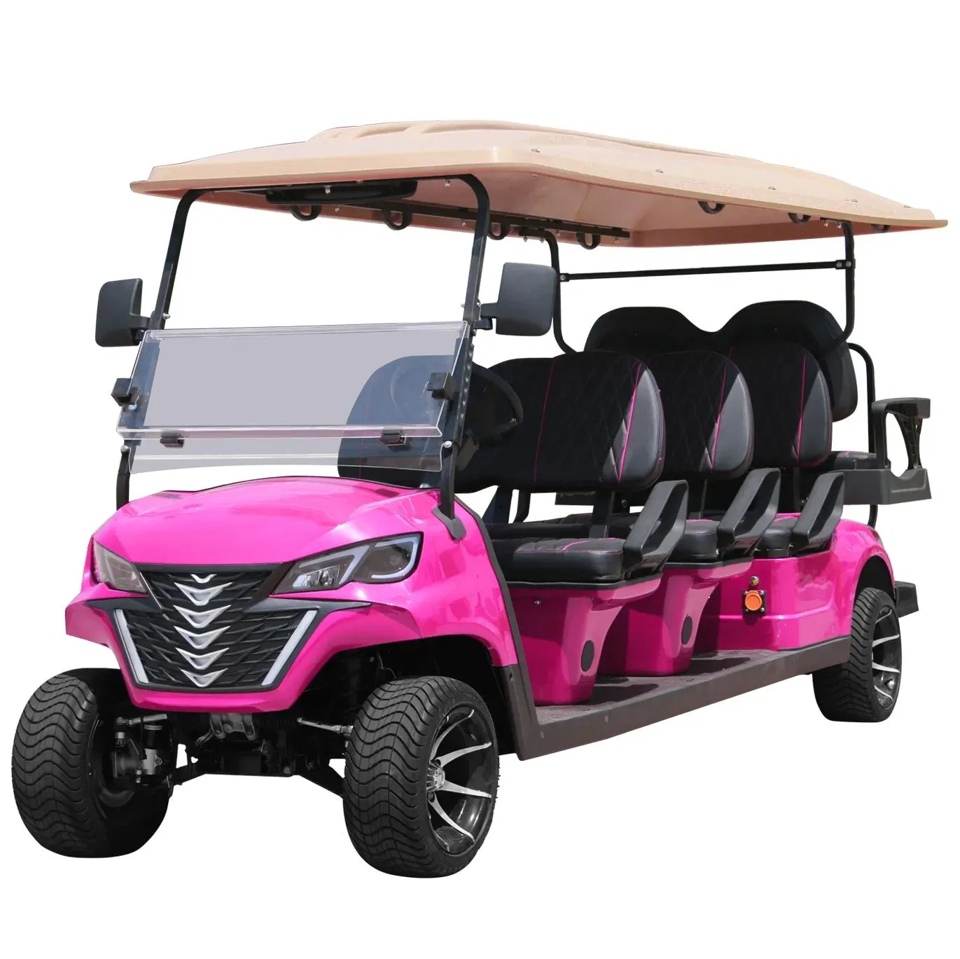Trustworthy China Supplier Professional Design 6+2 Seats Golf Carts Electric Golf Cart Mini Golf Cart Forge-G6+2
