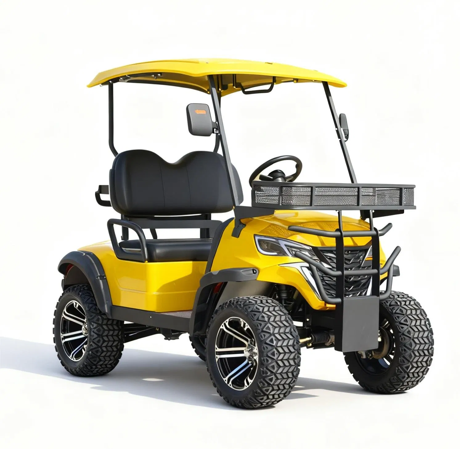 Electric Sightseeing Hungting off Road Club Car 2/4/6/8 Seater Seat 48V/72V Golf Cart Manufacturer with Folded Seat/Lithium/Lead Acid Battery/Solar Panel CE