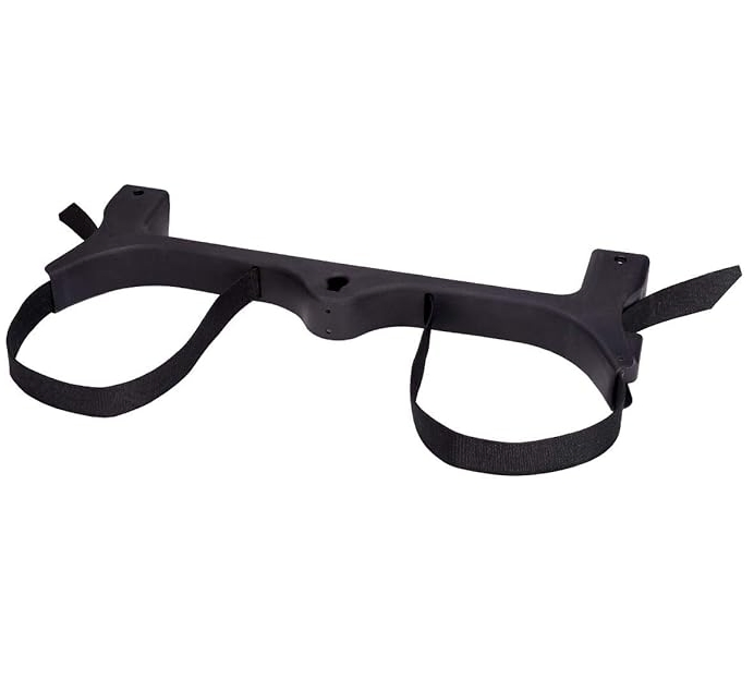 Golf Bag Holder Bracket 102504001 - Fits 2004+ Club Car Precedent Gas &amp; Electric Golf Cart Parts (Rear Seat Mount, Black)