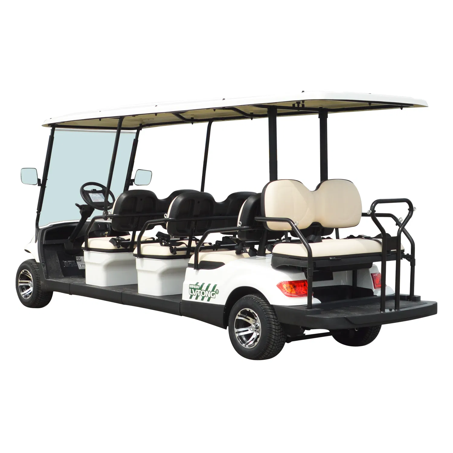 Strong Power Lithium Battery Factory High Quality Durable 8 Seater Electric Golf Cart (LT-A627.6+2)