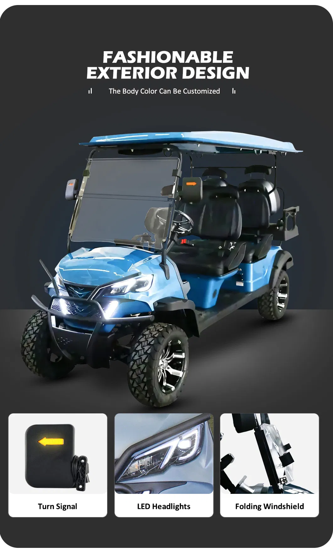 Electric Golf Cart View 9