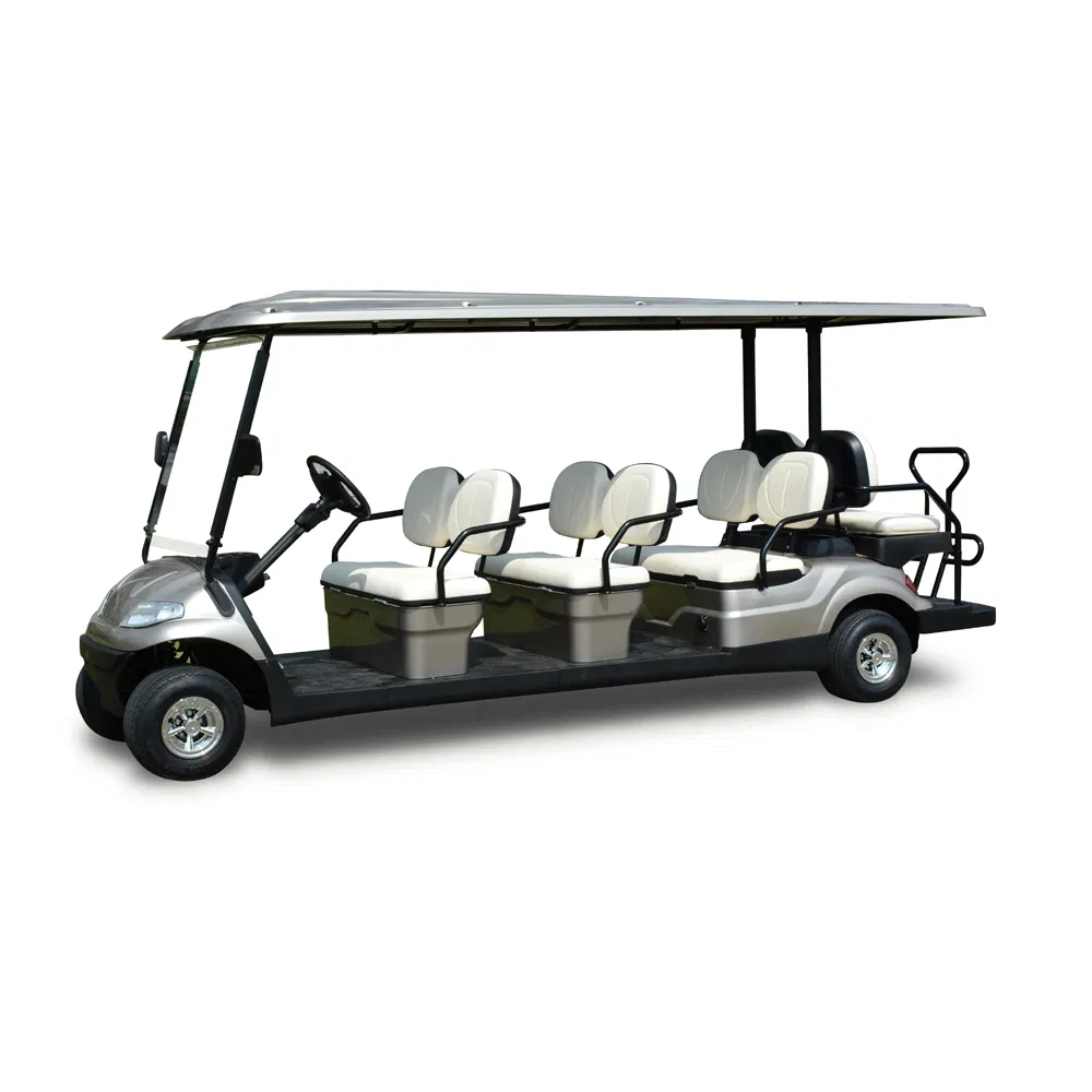 Strong Power Lithium Battery Factory High Quality Durable 8 Seater Electric Golf Cart (LT-A627.6+2)