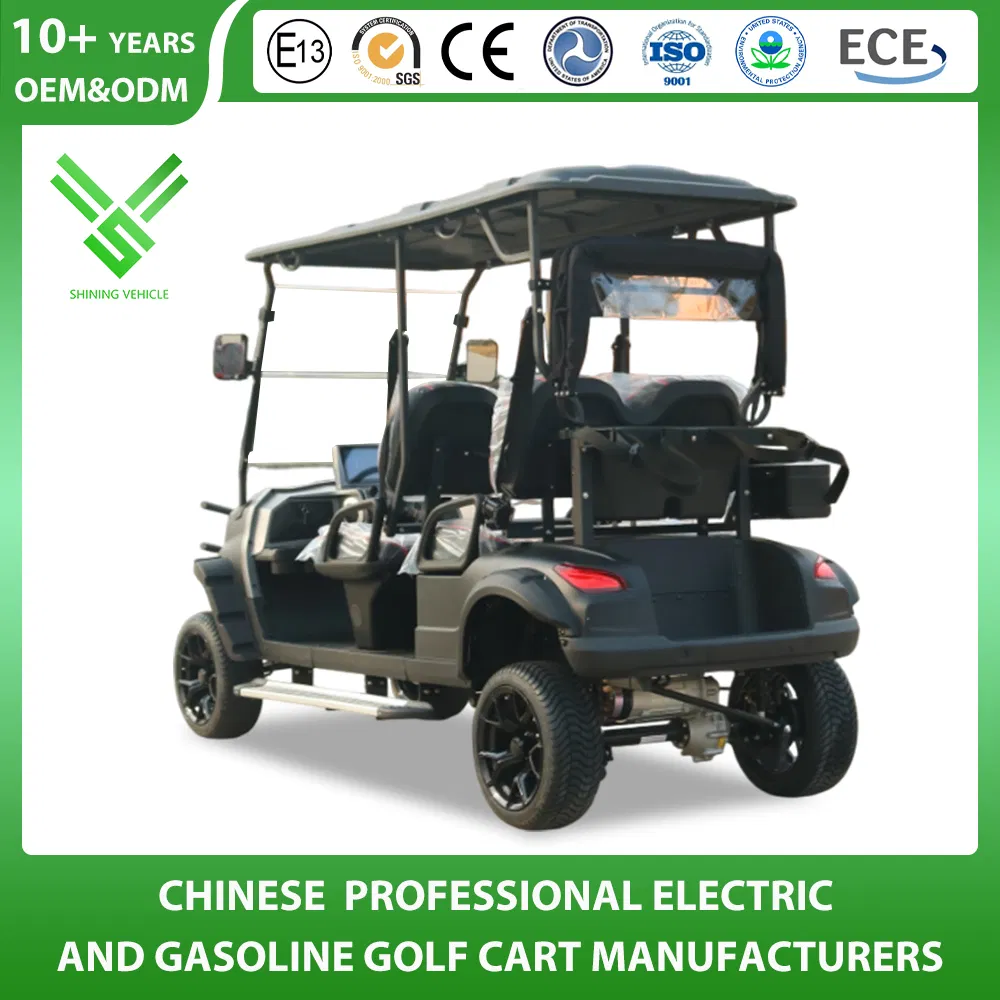Golf Cart Manfuacturer 2/4/6/8 Seater/Seat Sightseening Hunting Offroad Club Car 48V 72V Utility Mini Lithium Electric Cart for Community Patrol and Management