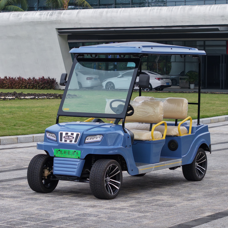 Light System for Singapore Resorts with Clear-Signal Golf Cart