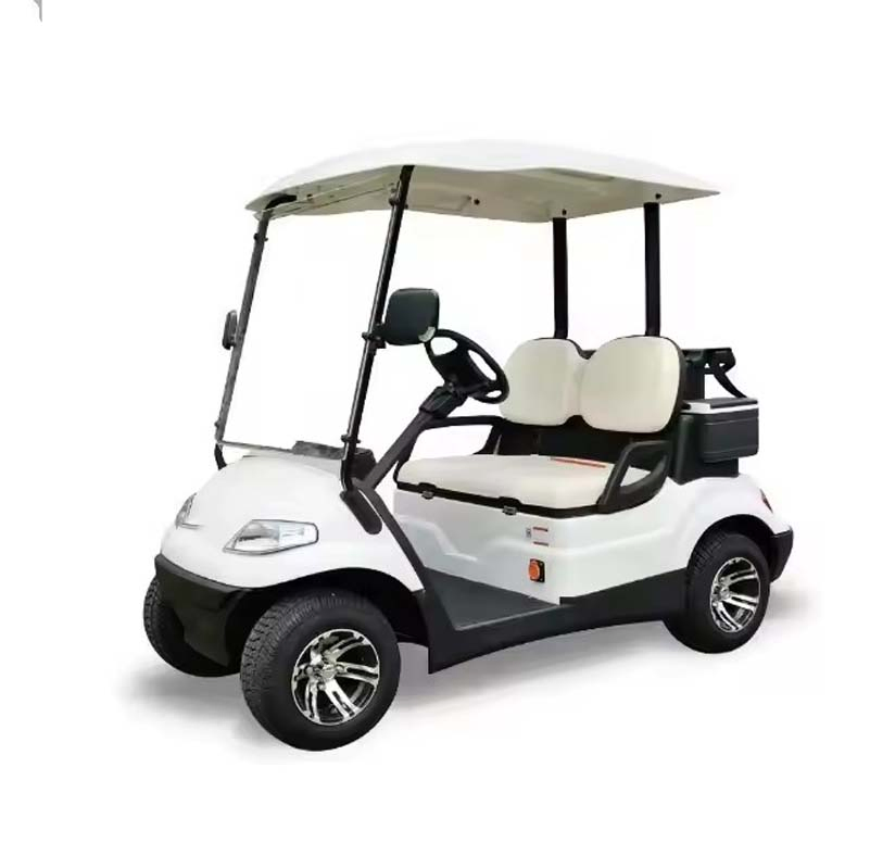 Used 4-Seater Electric Golf Cart with Leather Seats Dark Interior Acc Cruise Control Fwd Drive R15 Tire Size