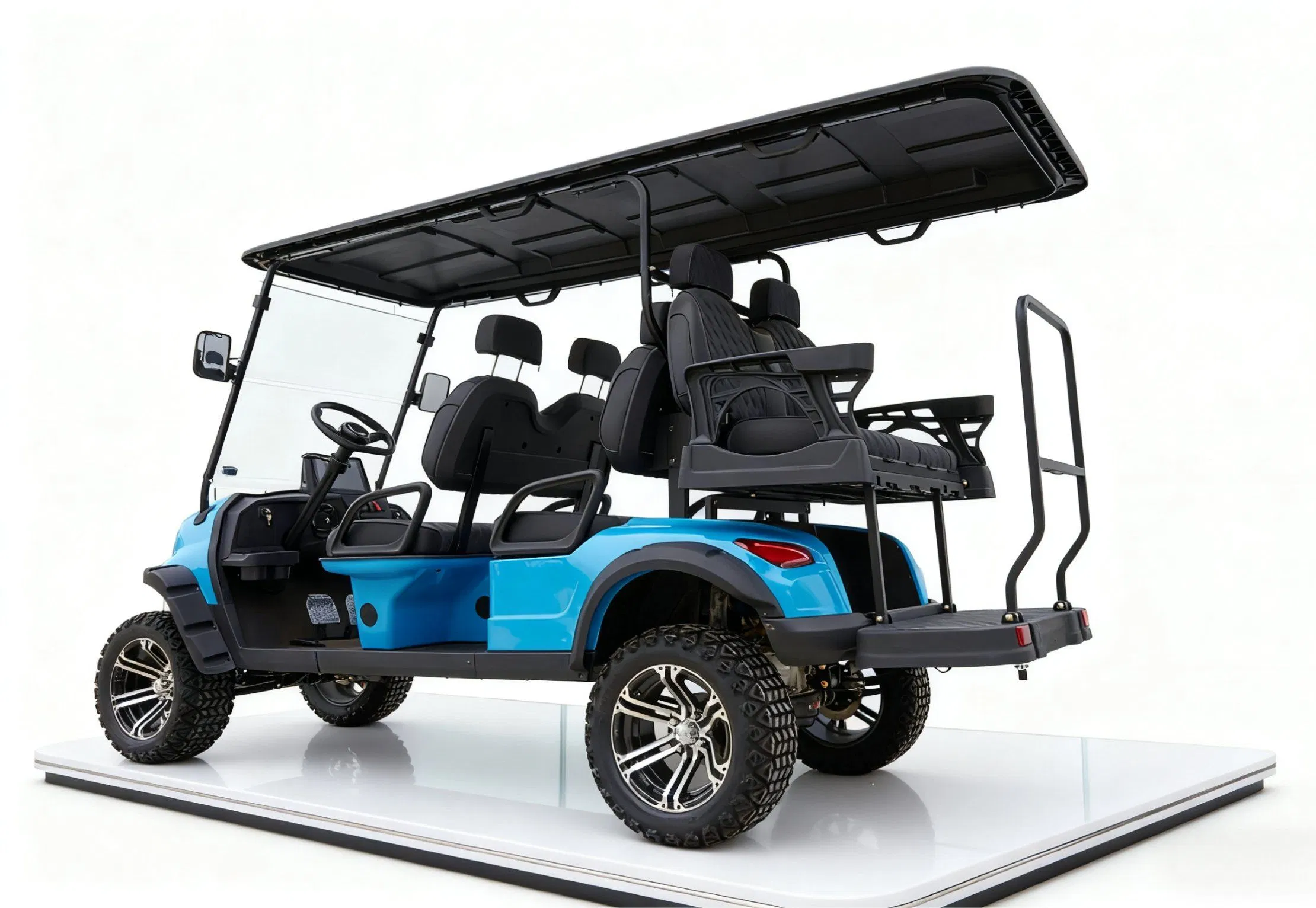 48V/60V/72V AC Motor Electric Golf Cart with Lithium/Lead Acid Battery