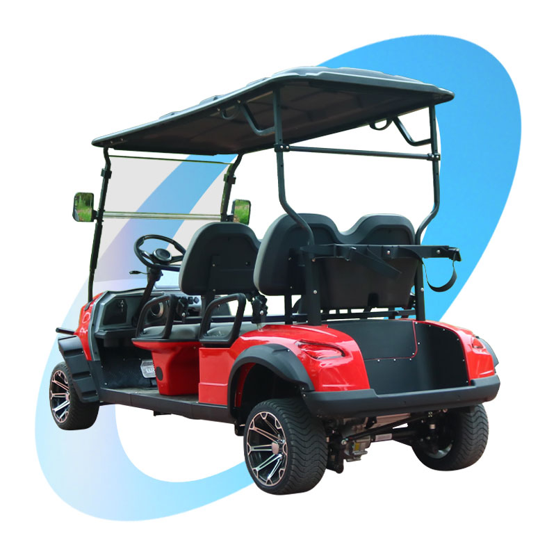 Custom 4-Seaters off-Road Electric Golf Cart Cool Buggy with Aluminum Alloy Side Step