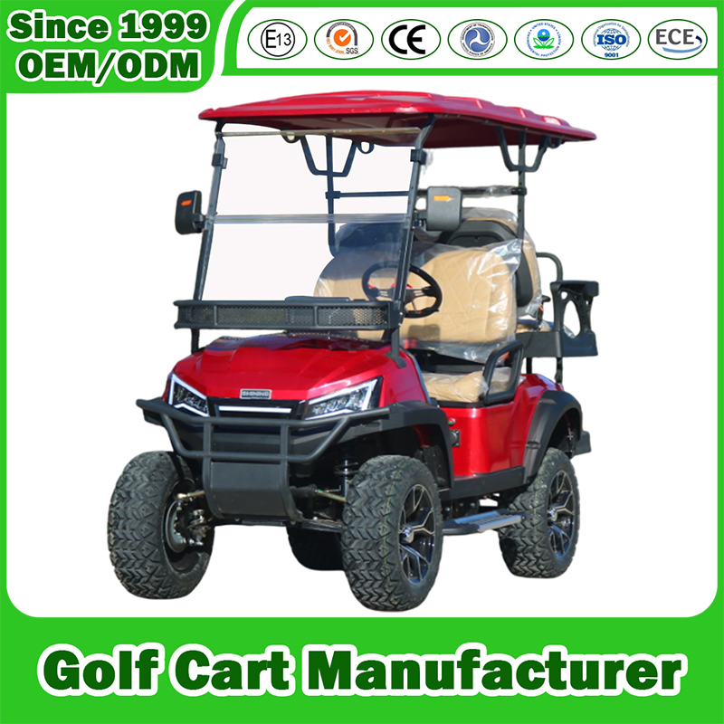 Golf Cart Manfuacturer 2/4/6/8 Seater/Seat Sightseening Hunting Offroad Club Car 48V 72V Utility Mini Lithium Electric Buggy Cart for Glof Course/Resort/Airport