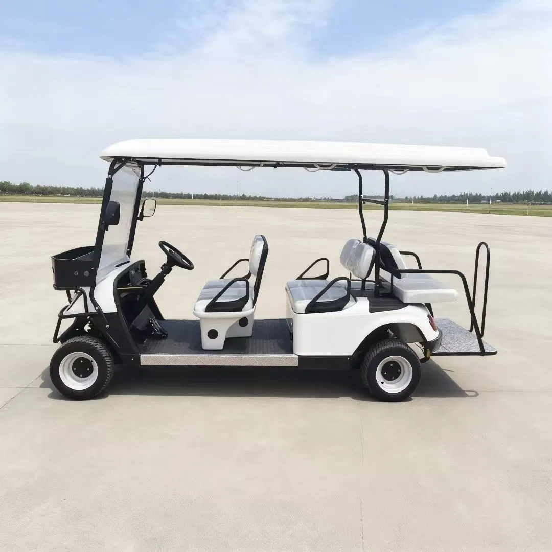 All Terrain Golf Cart 4 Seat Sightseeing Vehicle for Beach Resort Campground and Large Estate Range Golf Cart
