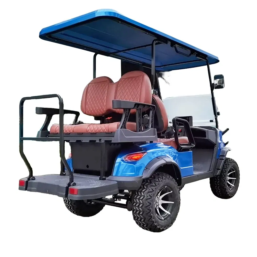 4-Seater Electric Cart Golf Carts off Road with Bump Custom Body Color Seat Color Lifted
