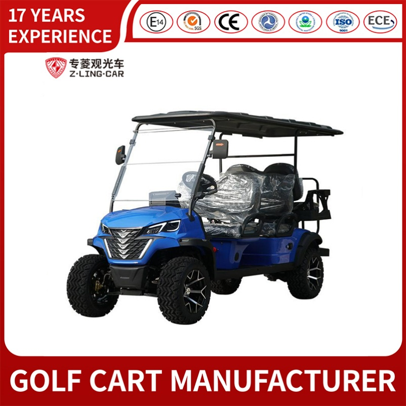 Solar Photovoltaic Panel off-Road Golf Cart with Injection-Molded Body for Resorts