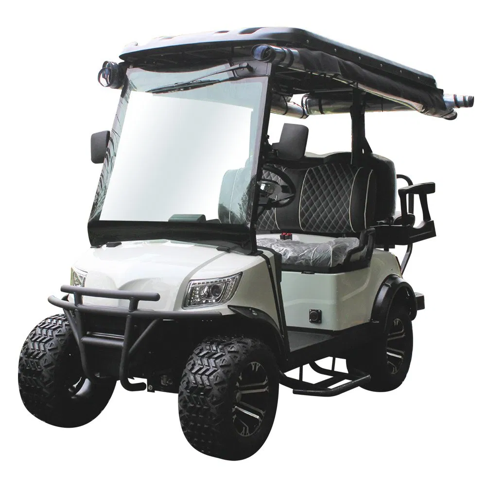 Marshell Golf Buggy High-Quality Hunting 4 Seater Lithium Battery Powered Golf Cart CE (DH-M2+2)