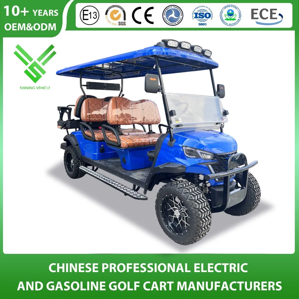 2/4/2+2 Seater/Seat 40km/H Electric Battery Karts Car 5kw/7kw Intelligent AC Motor Offroad Car Hunting Buggy Utility Trolley Sightseeing Golf Cart Factory